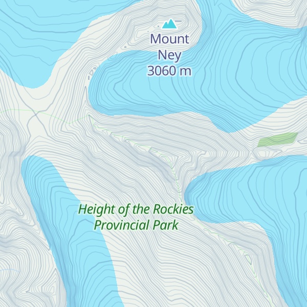 Map of Mount Nivelle