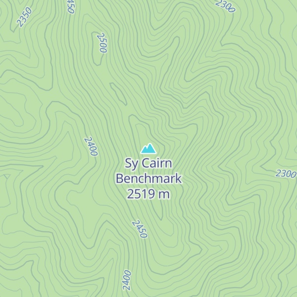 Map of Sy Cairn Benchmark