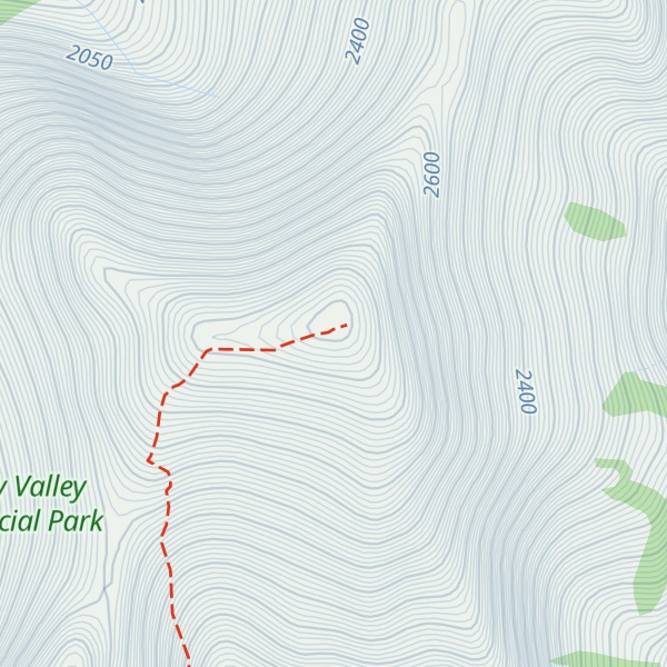 Map of Mount Kidd