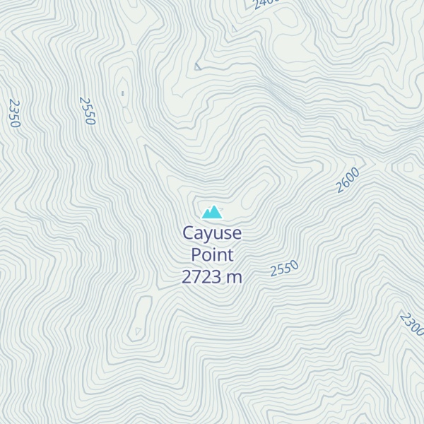 Map of Cayuse Point