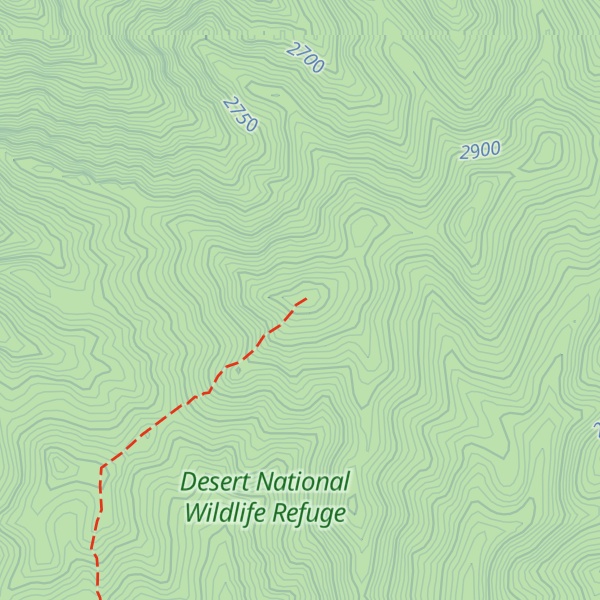 Map of Hayford Peak