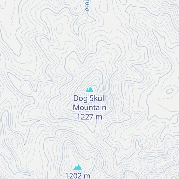 Map of Dog Skull Mountain