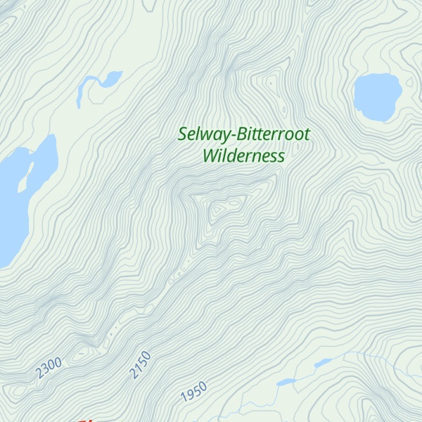 Map of Fenn Mountain