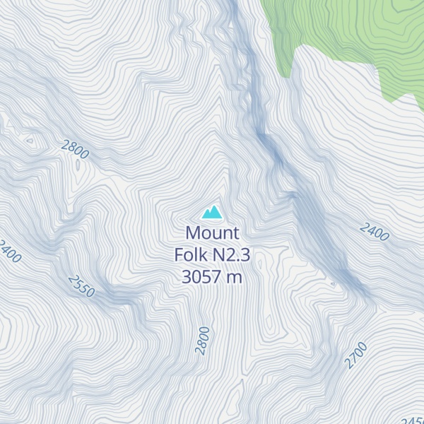 Map of Mount Folk N2.3