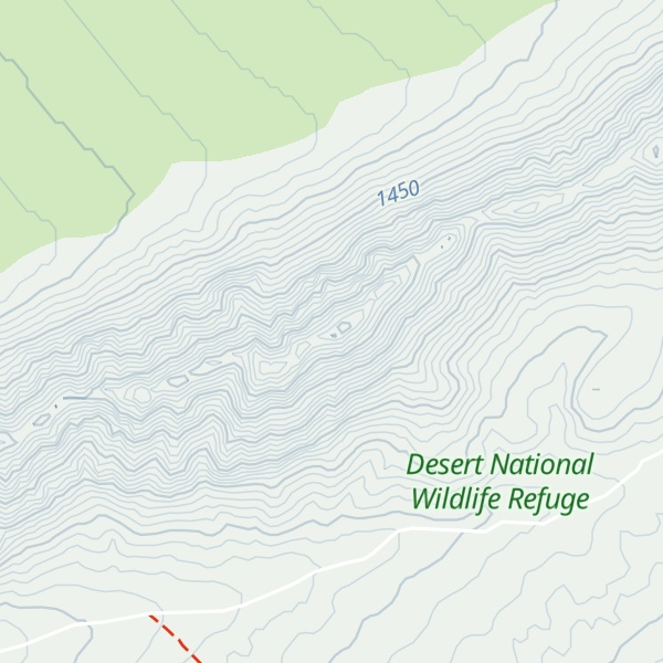Map of Fossil Ridge