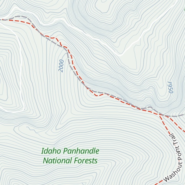 Map of Crooked Ridge