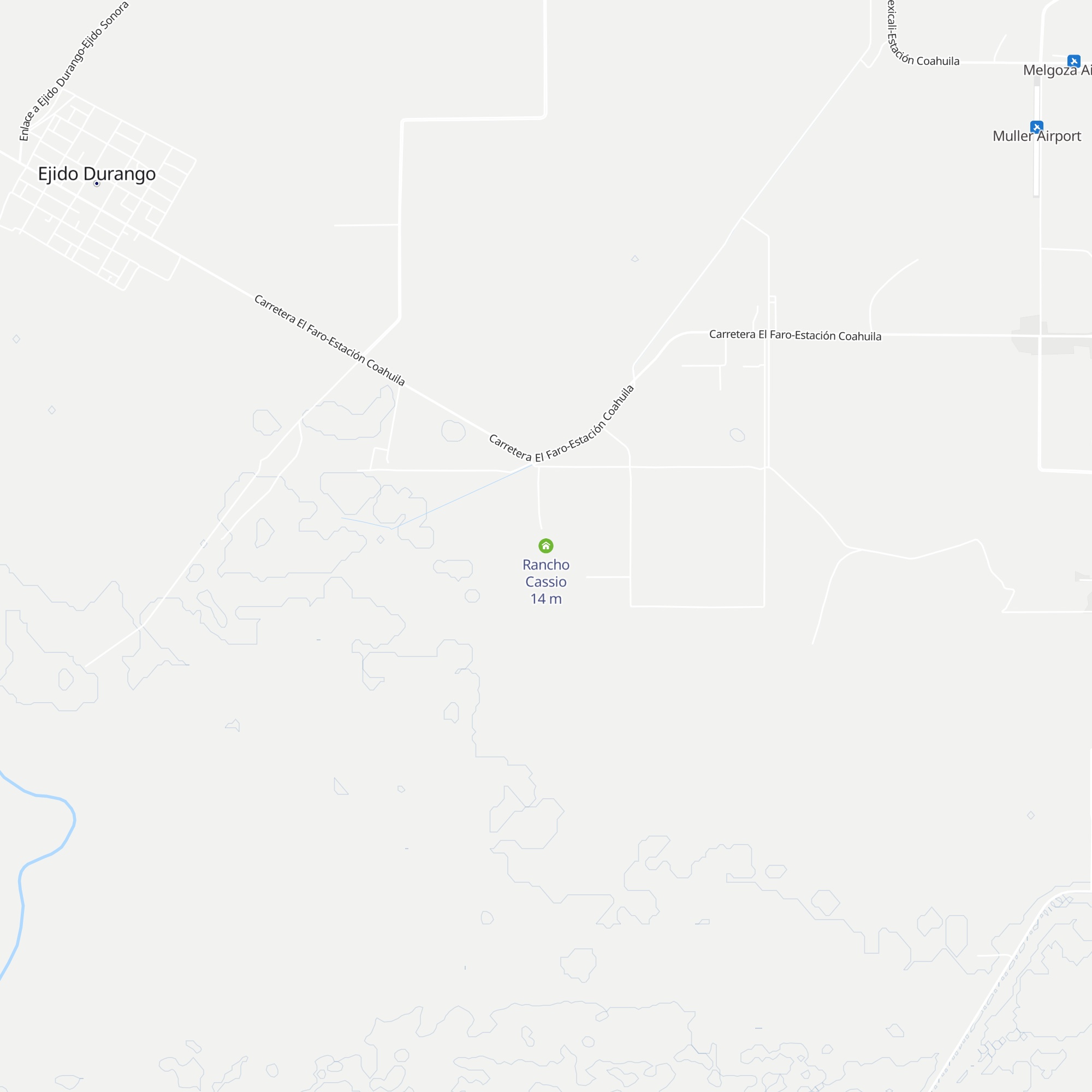 Rancho Cassio map
