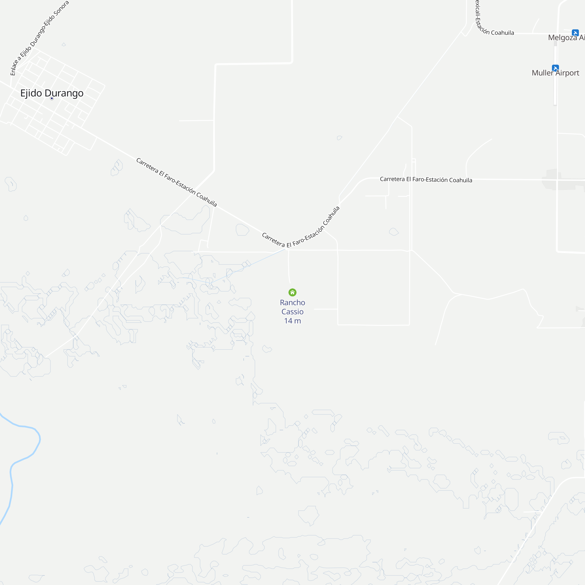 Rancho Cassio map