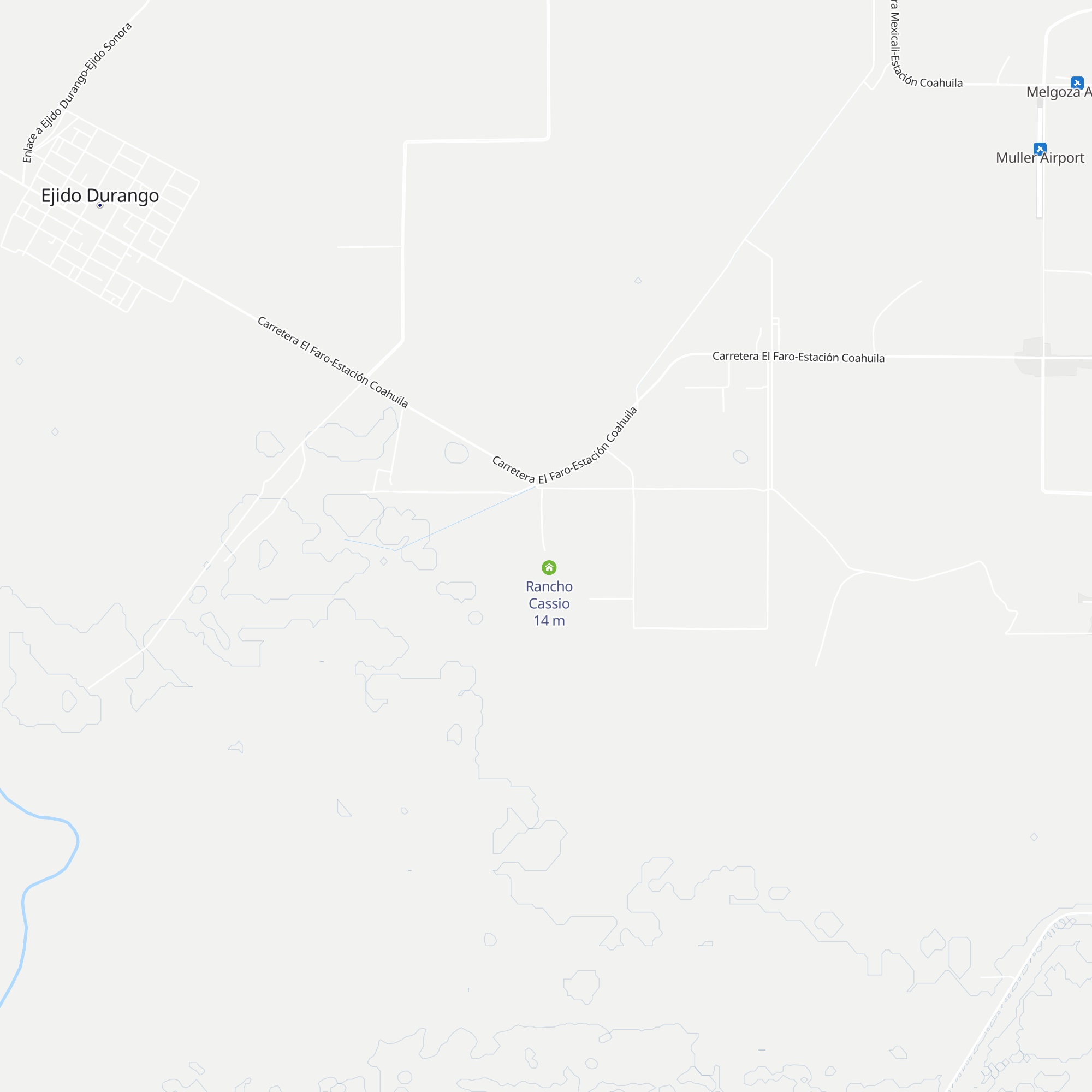 Rancho Cassio map