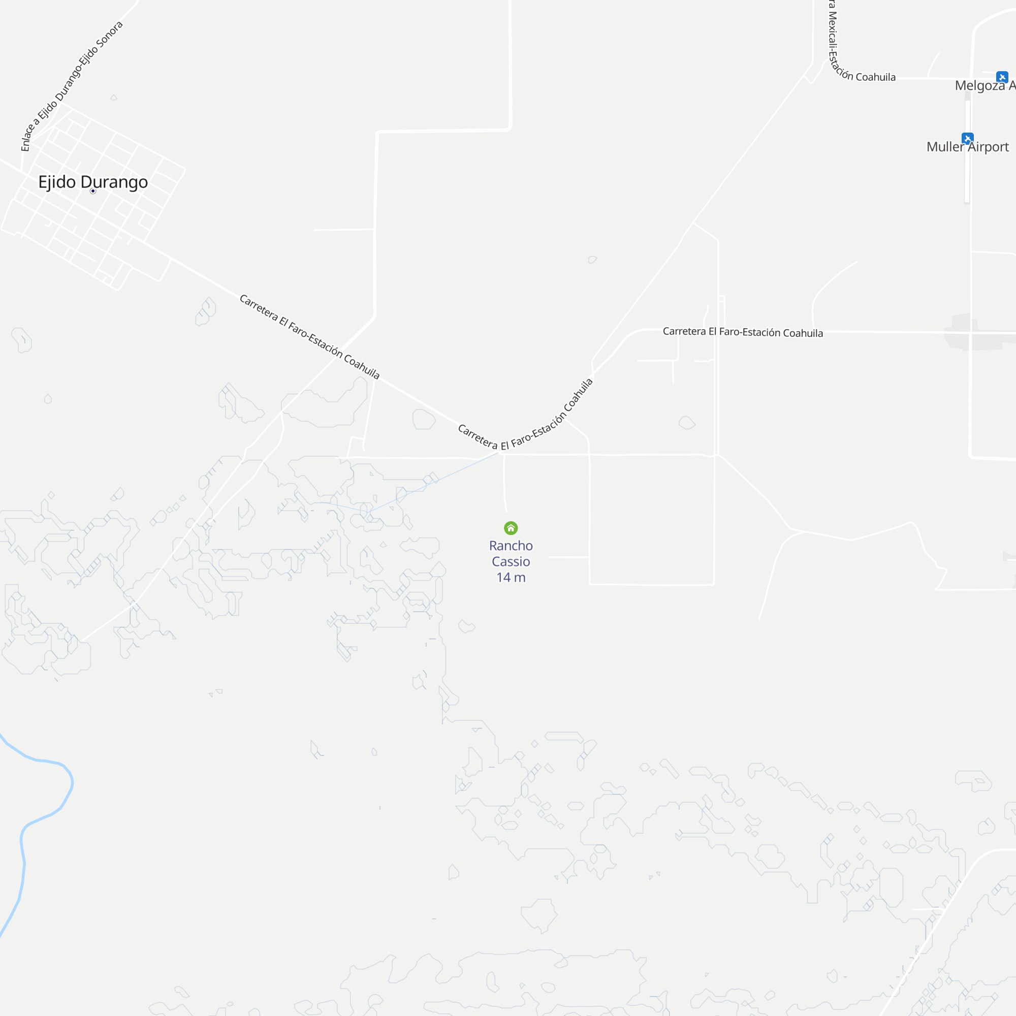 Rancho Cassio map