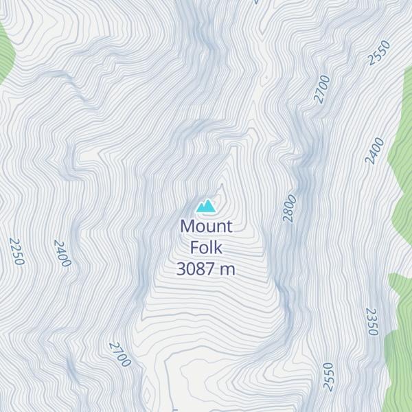 Map of Mount Folk