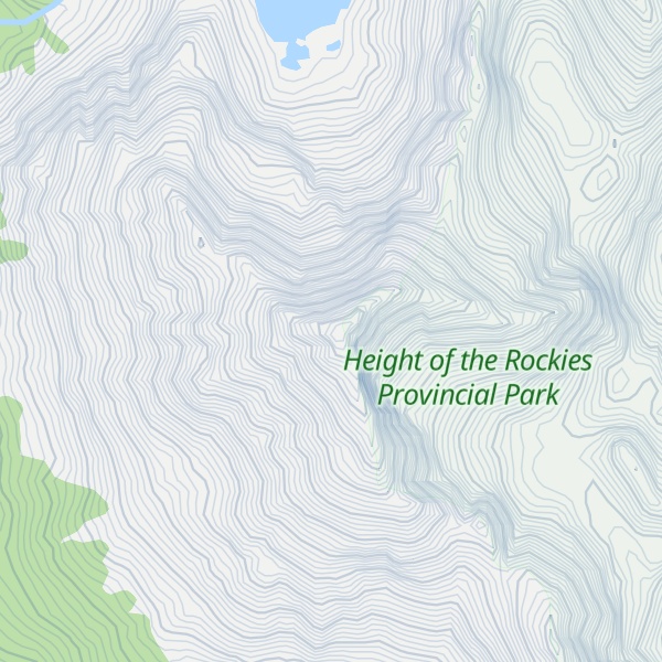 Map of Russell Peak