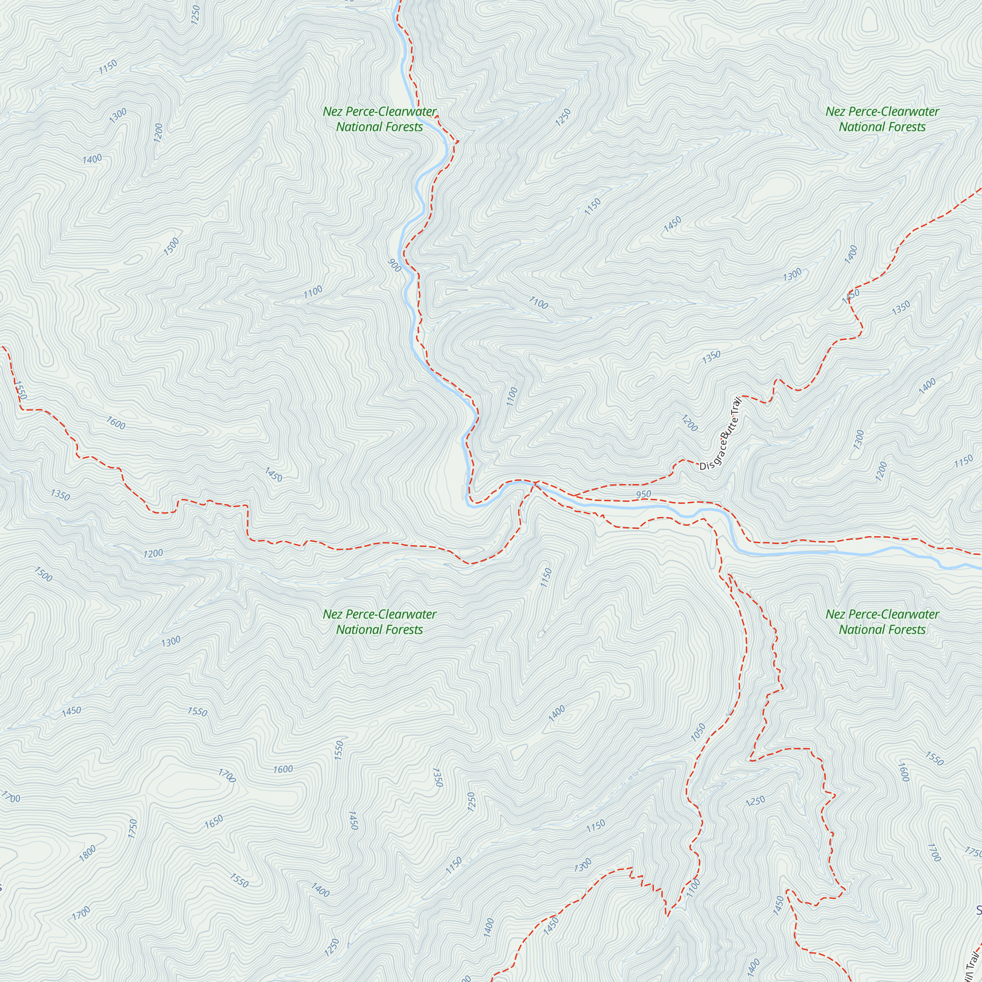 Meadow Creek Guard Station map