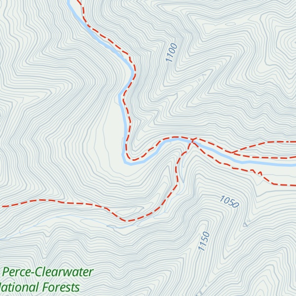 Map of Meadow Creek Guard Station
