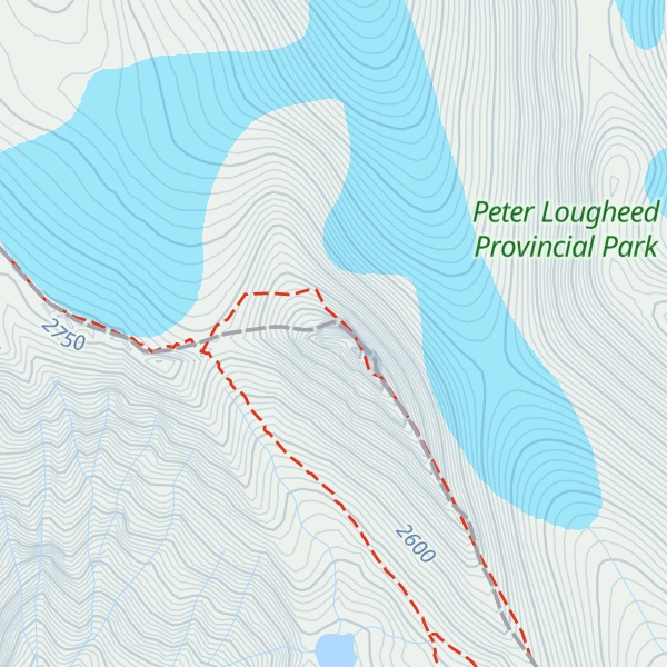 Map of Mount Northover