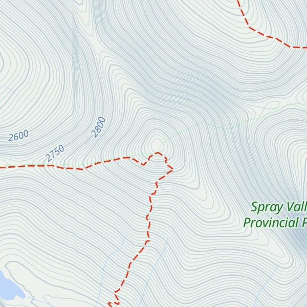 Map of Mount Bogart