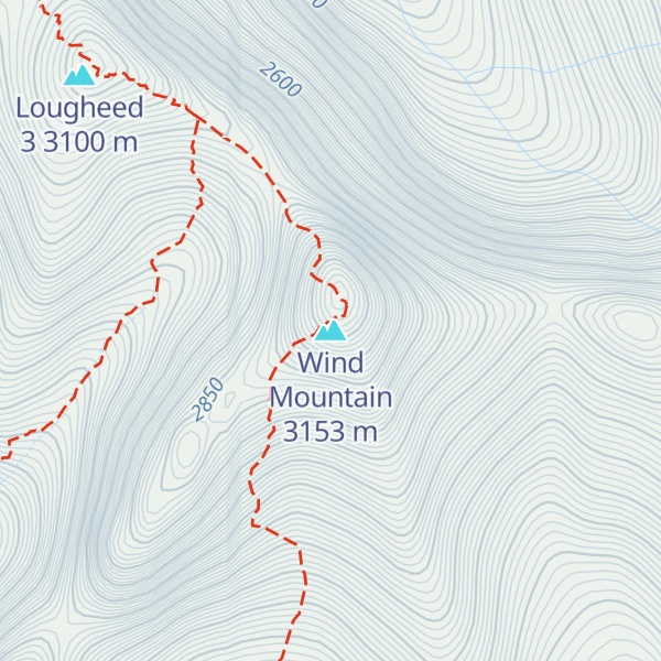 Map of Wind Mountain