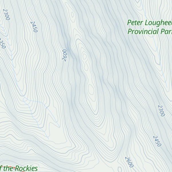 Map of Mount Northover N2
