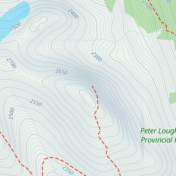 Map of Mount Putnik