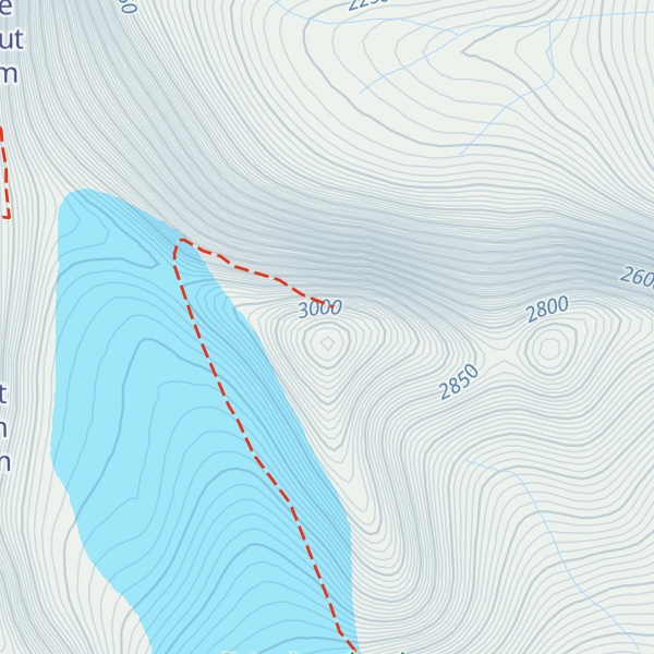Map of Mount Smith-Dorrien