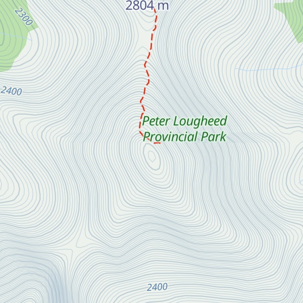 Map of Mount Murray