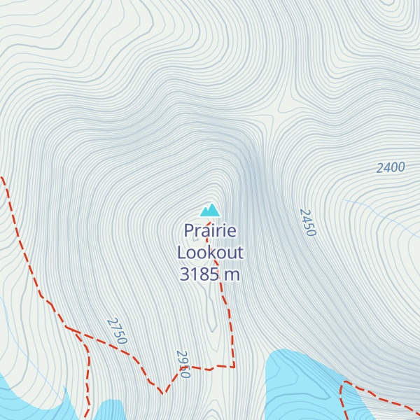 Map of Prairie Lookout