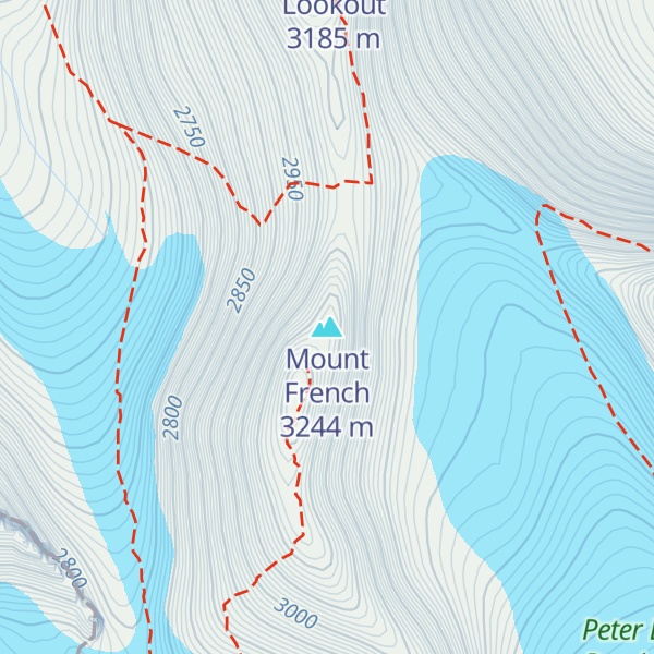 Map of Mount French