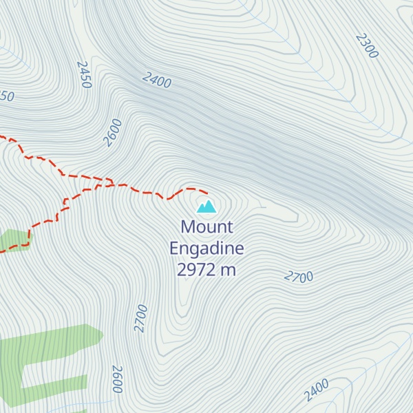 Map of Mount Engadine