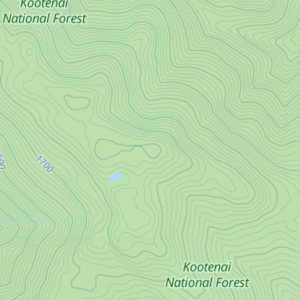 Map of Kenelty Mountain