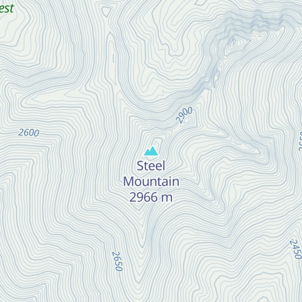 Map of Steel Mountain