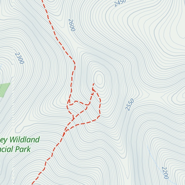 Map of Mount Charles Stewart South