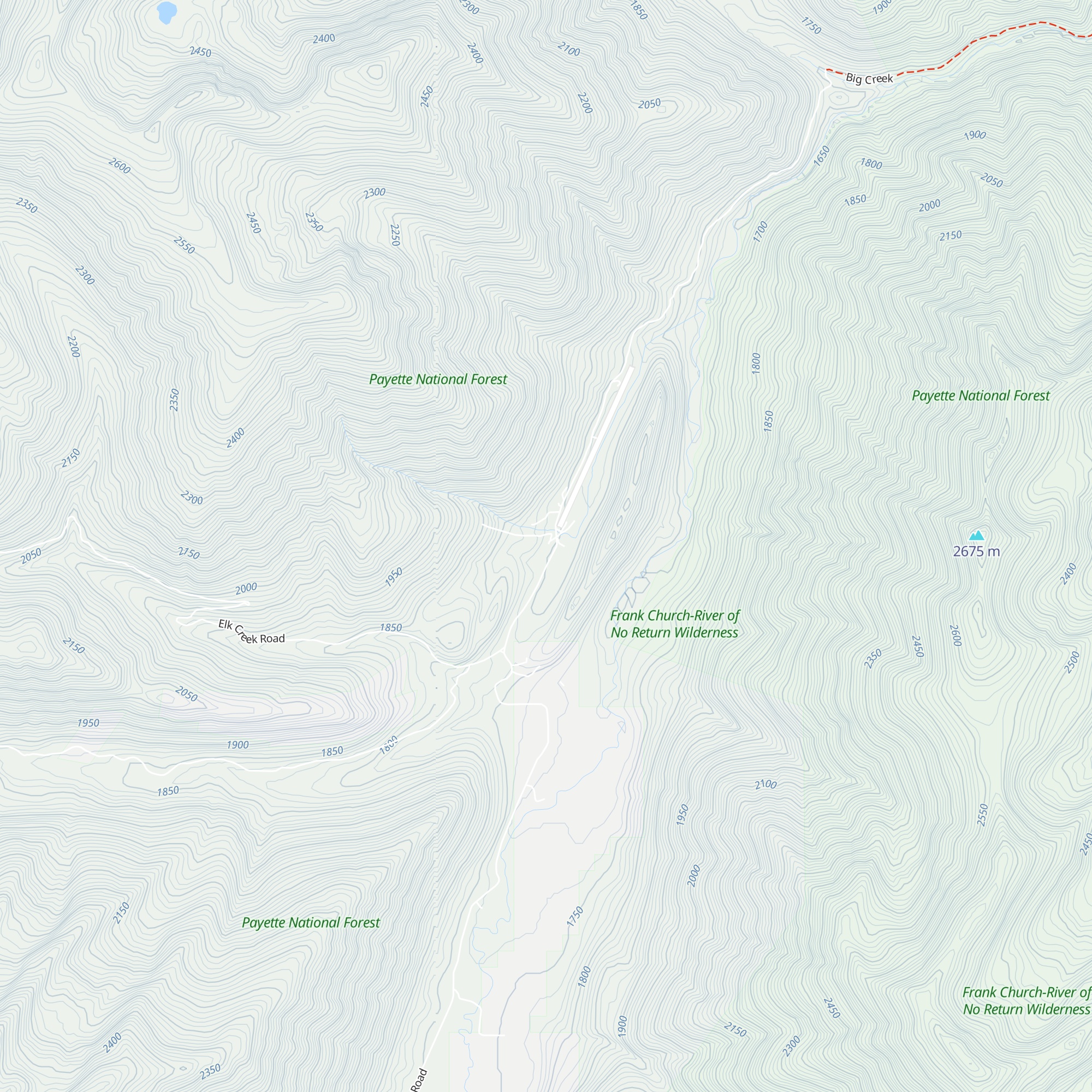 Big Creek Lodge map