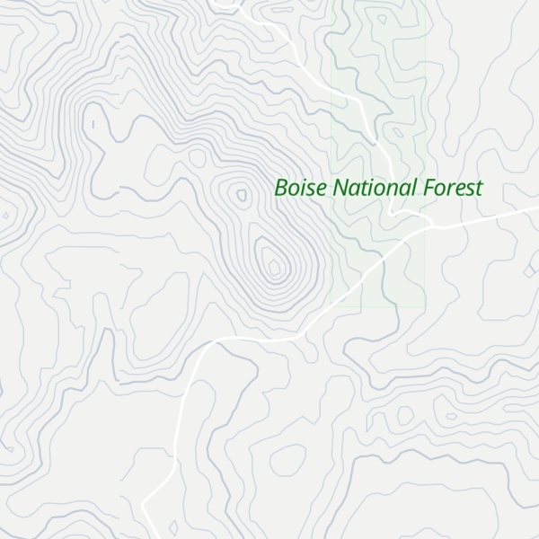 Map of Packer Butte