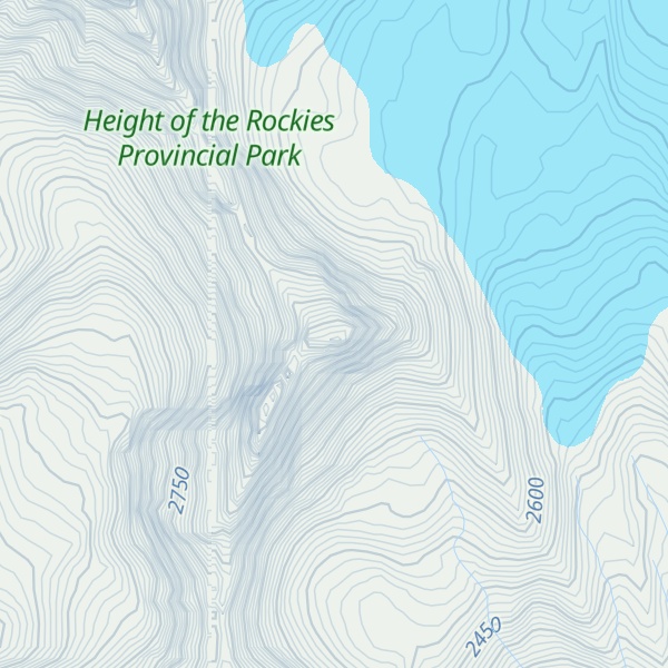 Map of Mount Monro