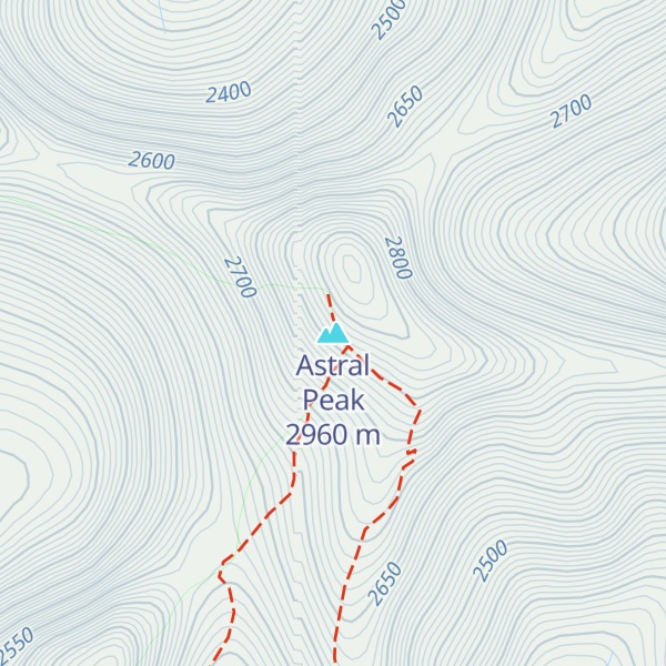 Map of Astral Peak