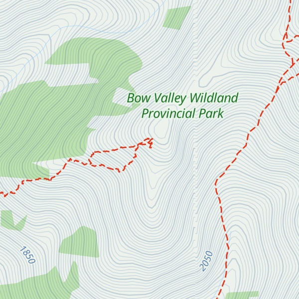 Map of Bald Eagle Peak