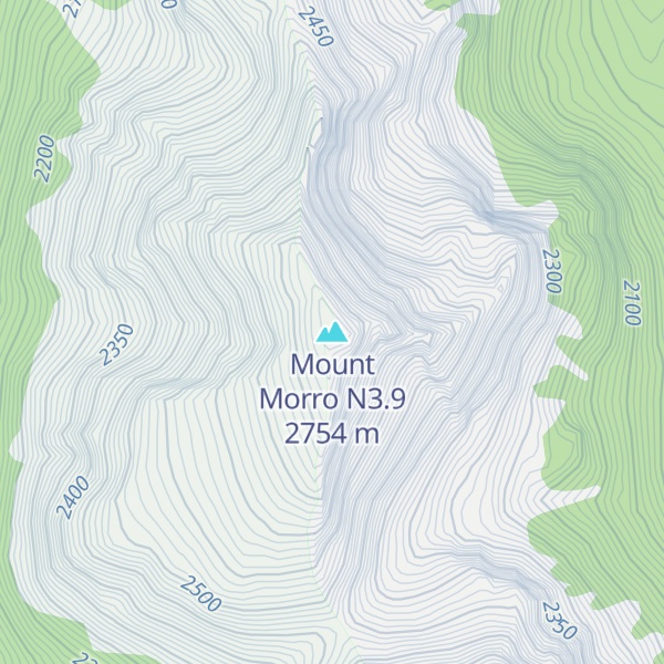 Map of Mount Morro N3.9