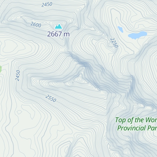 Map of Mount Morro