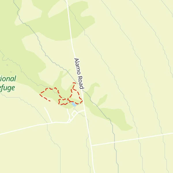 Map of Corn Creek Dunes