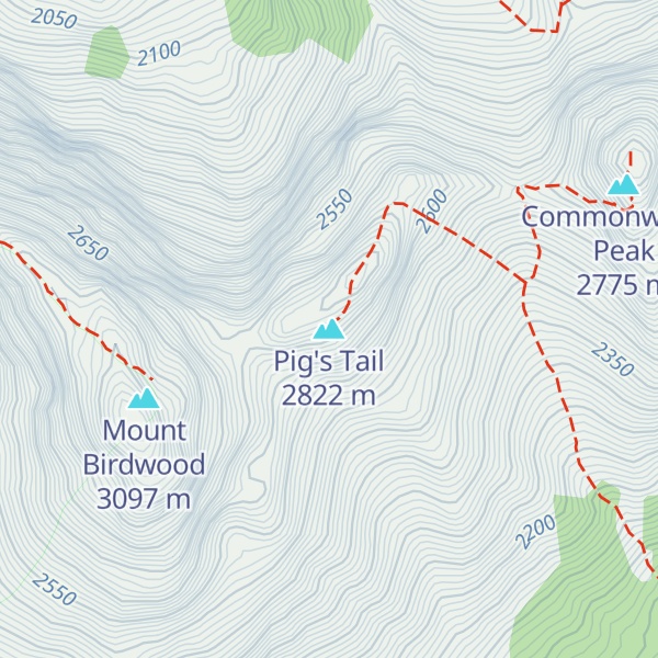 Map of Pig's Tail