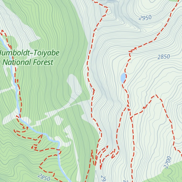 Map of Government Peak