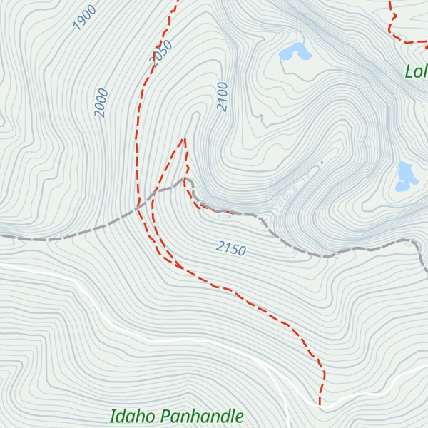 Map of Ward Peak