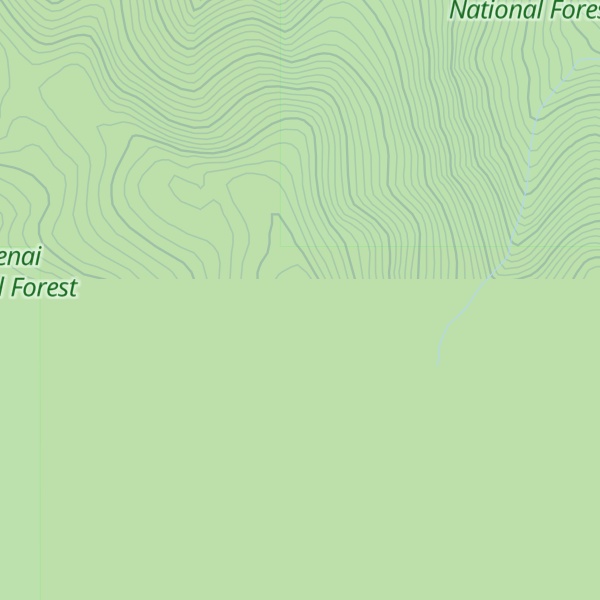 Map of Brush Mountain