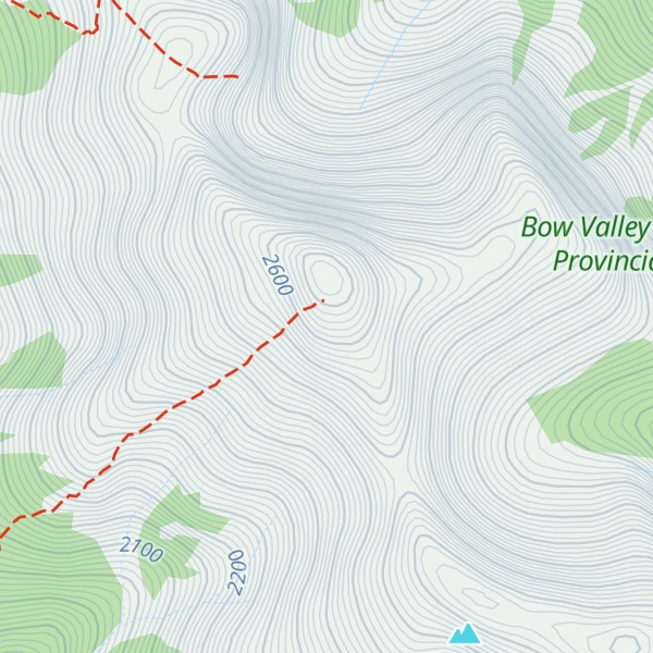 Map of Mount Lawrence Grassi