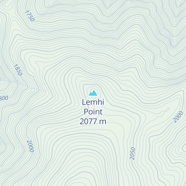Map of Lemhi Point