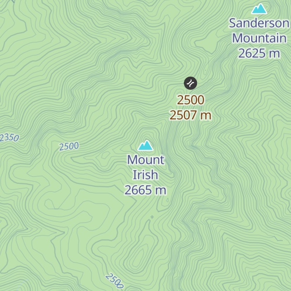 Map of Mount Irish