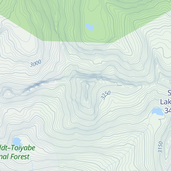 Map of Mount Fitzgerald