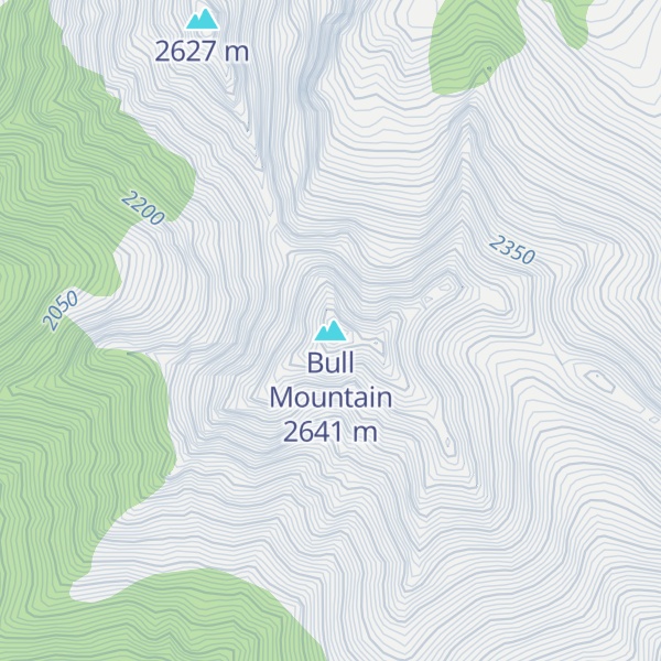 Map of Bull Mountain