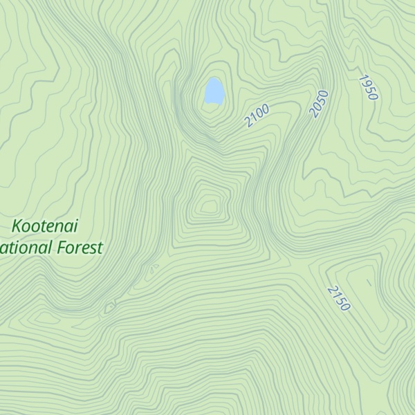 Map of Robinson Mountain