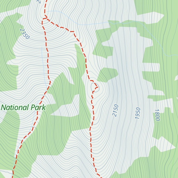 Map of Mount Fortune